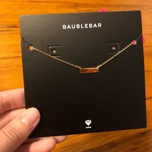 Letter: L Mini Initial Pendant from BaubleBar.
